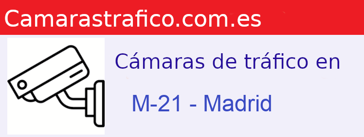 Cámaras dgt en la M-21 en la provincia de Madrid